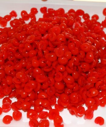 RED HALVES CHERRIES
