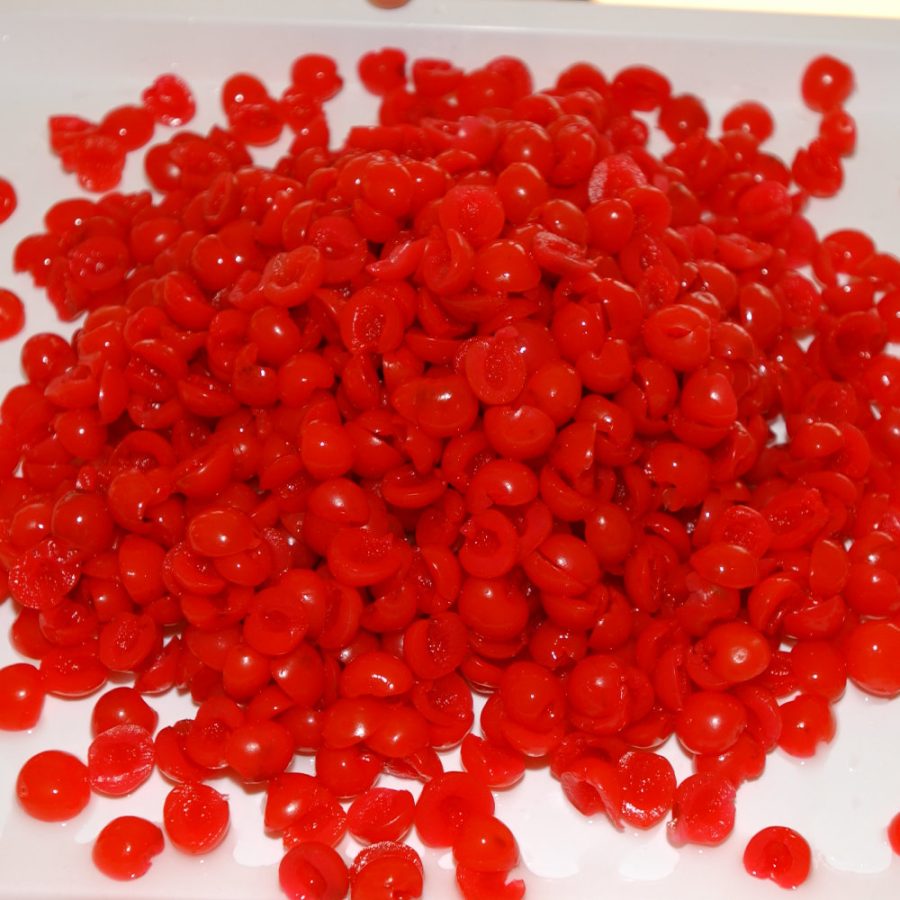 RED HALVES CHERRIES